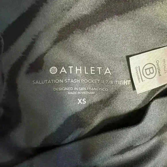 Athleta Leggings, Extra Small, Grey & Black - Picture 9 of 13